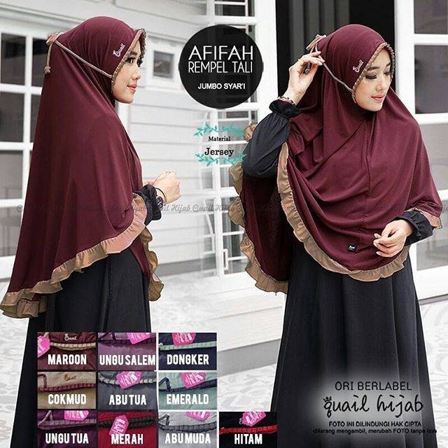 AFIFAH ori by Quail Hijab