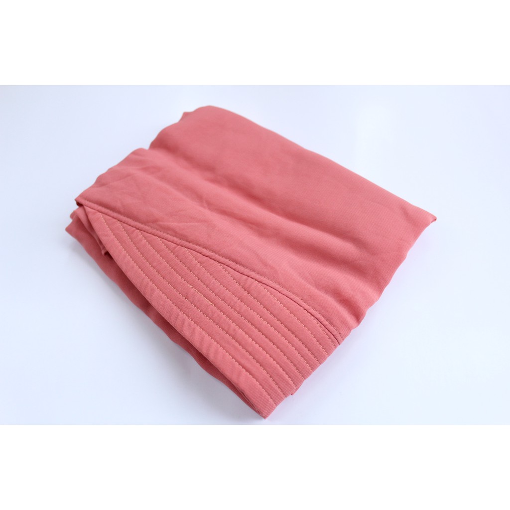[BISA COD] KHIMAR RAUDAH JUMBO  2 LAYER FREE BROS / HIJAB SYARI / KERUDUNG JILBAB 2 LAYER TERBARU-Salem