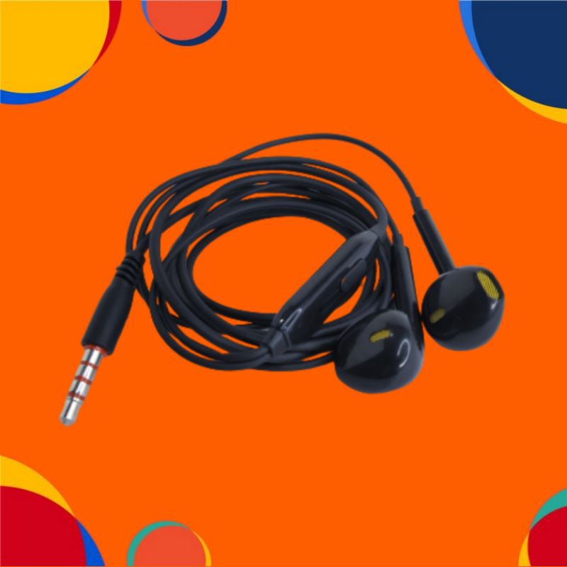 Headset Oppo Earphone Original With Mic jack 3.5mm - Hitam