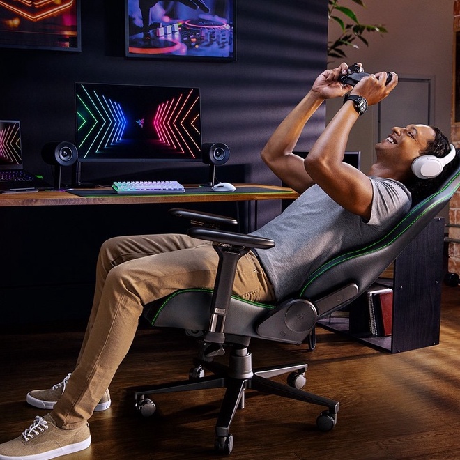 Razer Enki - Green / Gaming Chair Original / Kursi Gaming