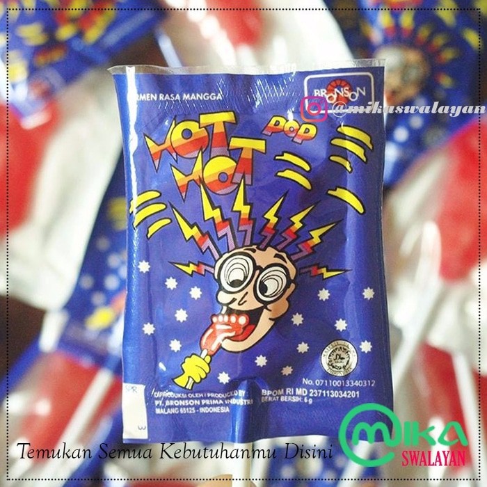 

Permen Kaki | Permen Hot Hot Pop | Jajanan Jadul | Permen Jadul | Permen Kaki Hot hot Pop 1 pack