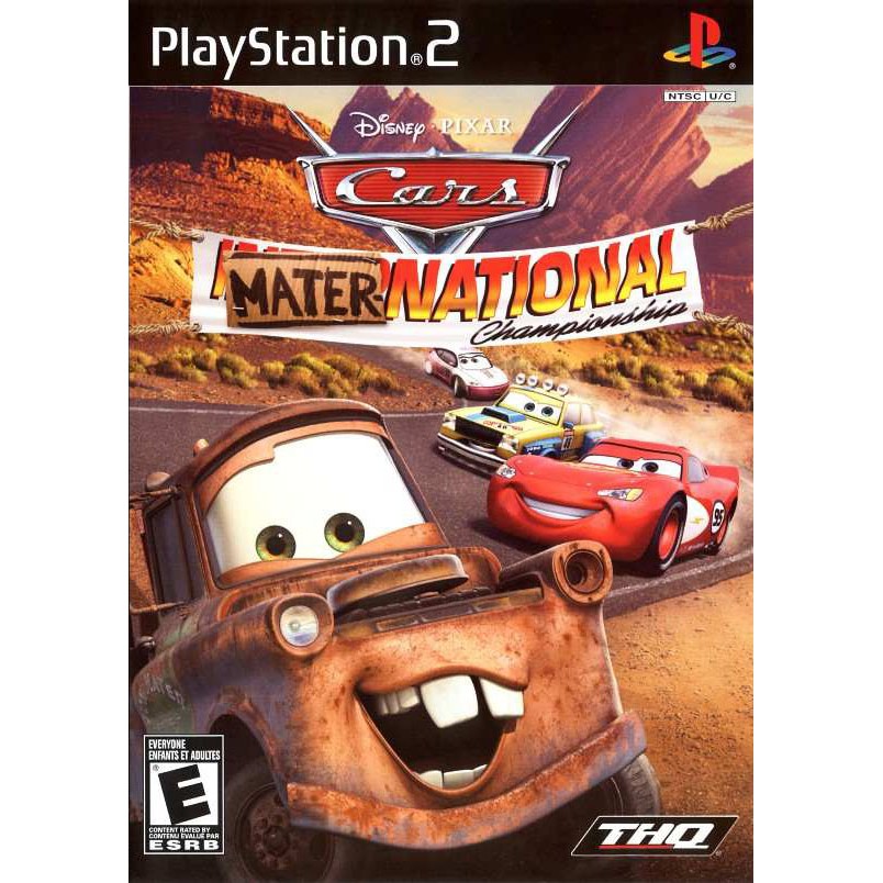 DVD Kaset Game PS2 Disney Pixar Cars Mater National