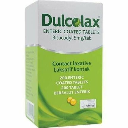 Dulcolax 5mg isi 200 tablet