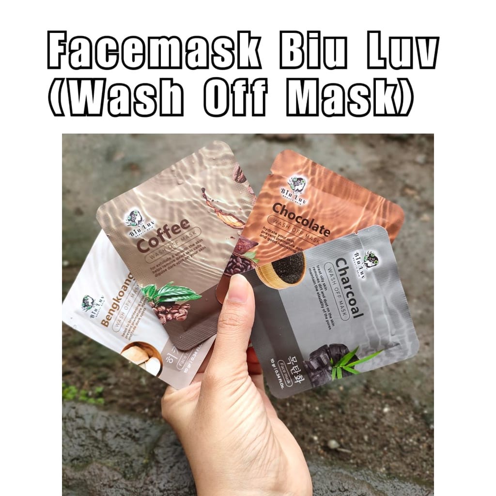 MASKER BIU LUV ORGANIC MASK TRAVEL SIZE 10GRAM