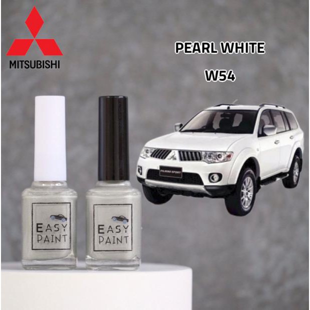 Cat Oles Pearl White W54 Mitsubishi Pajero Mirage Putih Mutiara Penghilang Baret