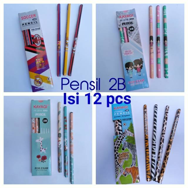 Pensil 2B Karakter - Pencil 2B Montana