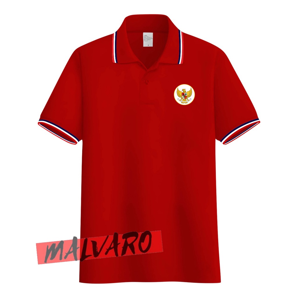 MALVARO Polo Shirt / Polo List / Kaos Kerah Pria / Kaos Polo / Tshirt Pria N-13 (CL)