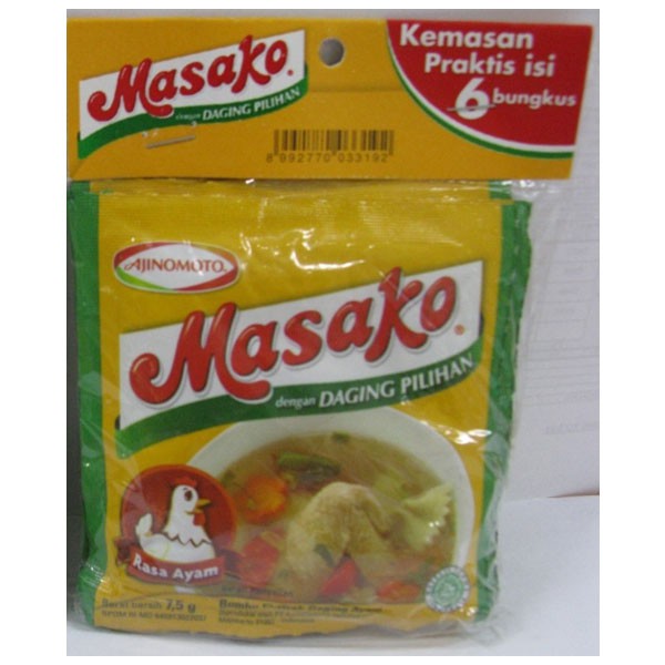 

Masako Ayam 6'S X 11 G