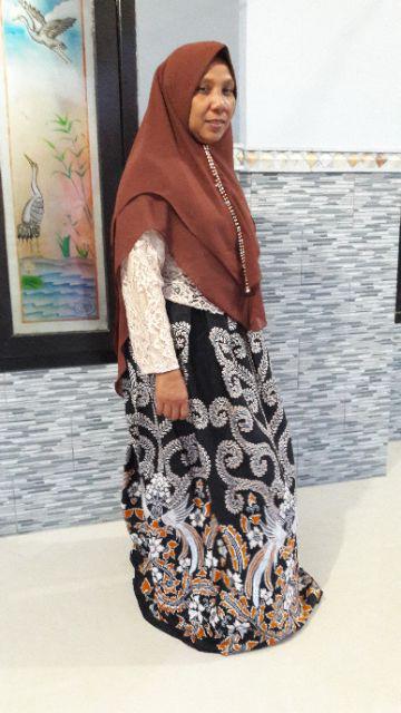 [new Arival] Wou Batik Couple Ayusita Ruffle Batik Couple Ori Ndoro Jowi Dnt Garansi Termurah- Bg094