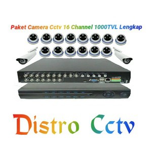 Paket Camera Cctv 16ch Lengkap,tinggal pasang aja bos.