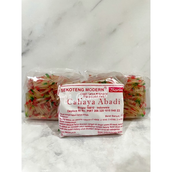 

Sekoteng / Sekoteng Modern / Biji Delima / Sagu Pacar Cina 70gr