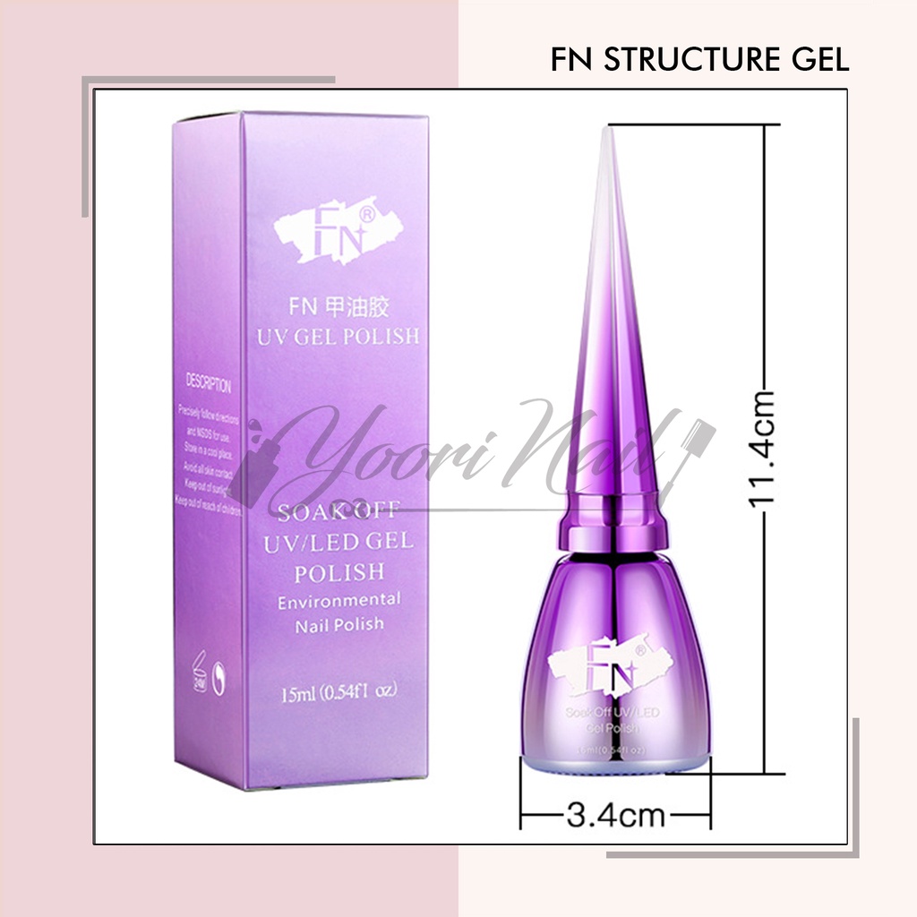 FN Structure gel 15ml overlay nail polish gel structure gel