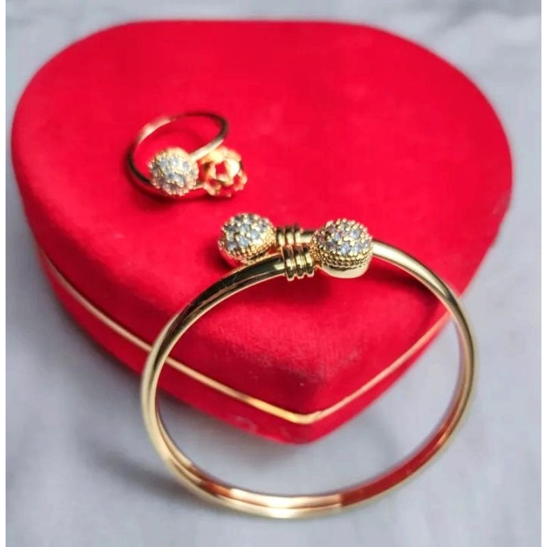 Gelang Xuping Motif Bola Free Cincin