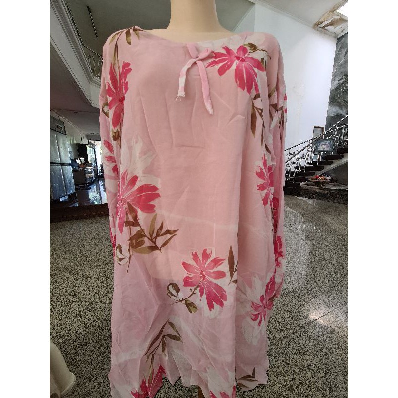 atasan blouse chiffon  sifon big size ada furing pakaian wanita 01 24