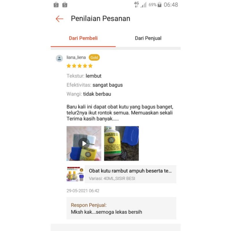 OBAT KUTU RAMBUT AMPUH BUKAN PEDITOX