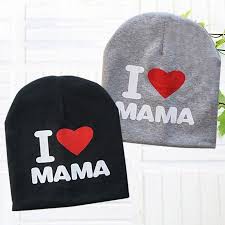 Topi Kupluk Bayi I Love Mama Papa Topi Kupluk Anak Bayi Import Elastis Kupluk Anak Nyaman Digunakan