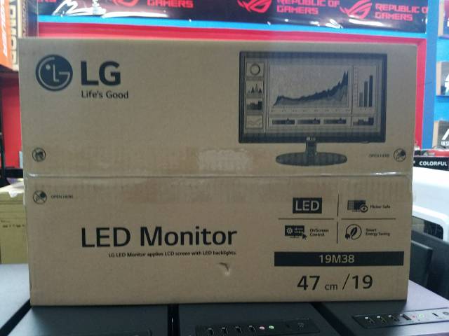 LED MONITOR 19 IN LG NEW