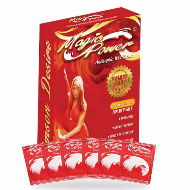 (NCS) GROSIR MURAH Tissue Magic Power Crimson Desire Super Man Merah Tisu Mejik