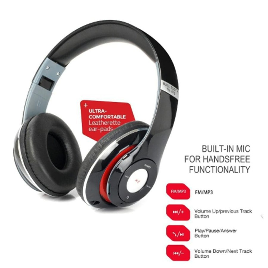 Headphone Stereo JBL Bluetooth Headset Gaming Bando JBL Stereo TM010S