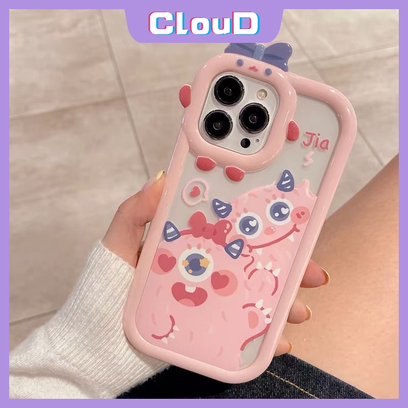 Soft Case TPU Motif Monster 3D Untuk IPhone 11 13 12 Pro MAX 6 6S 7 8 Plus XR X XS MAX SE 2020