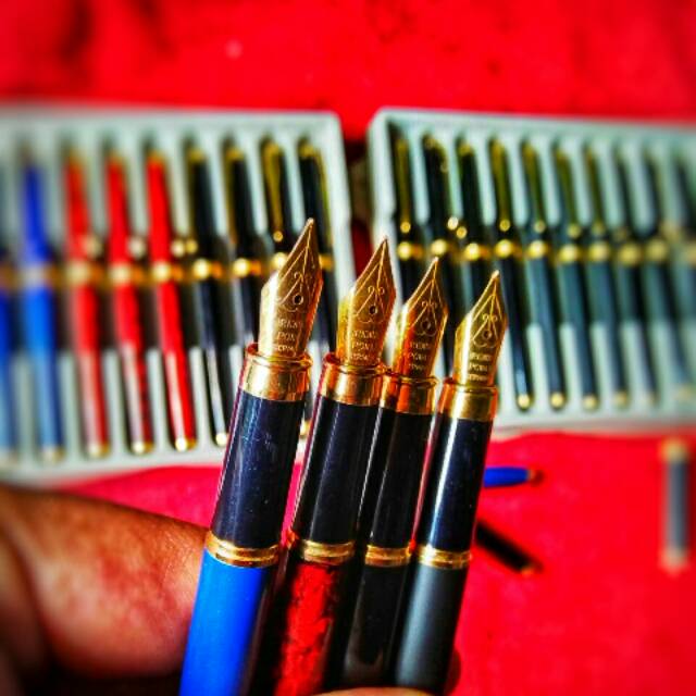 

Fountain Pen Iridium Point Germany Logam Limited Pena Tinta Isi Nib Medium OriginaL