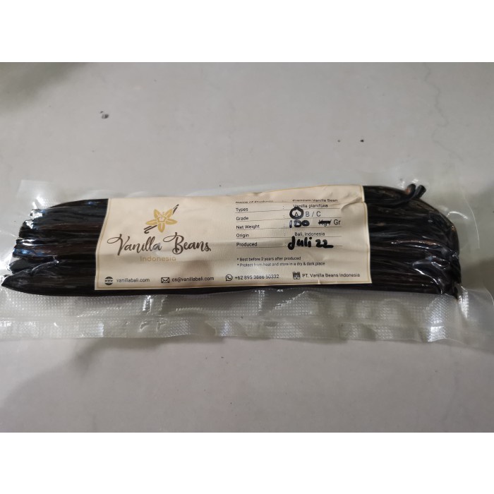 

Vanilla Beans Grade A Export 17cm Up