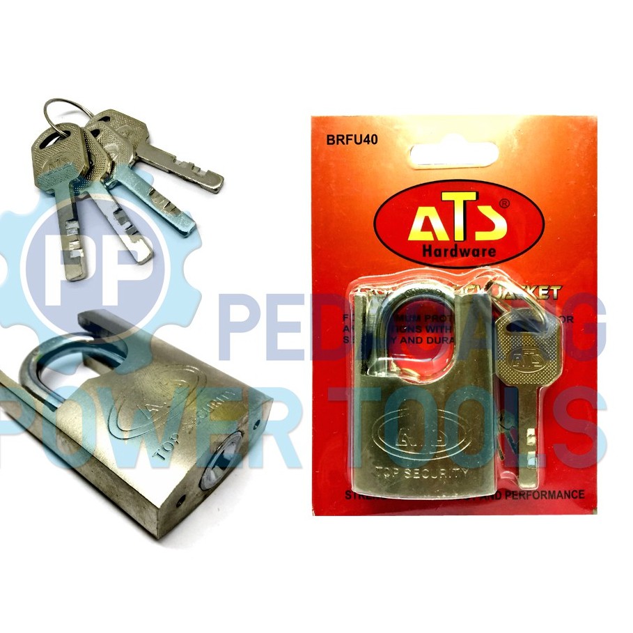 ATS GEMBOK JAKET 40 MM PAGAR RUMAH IRON PADLOCK JACKET 40MM BRFU40