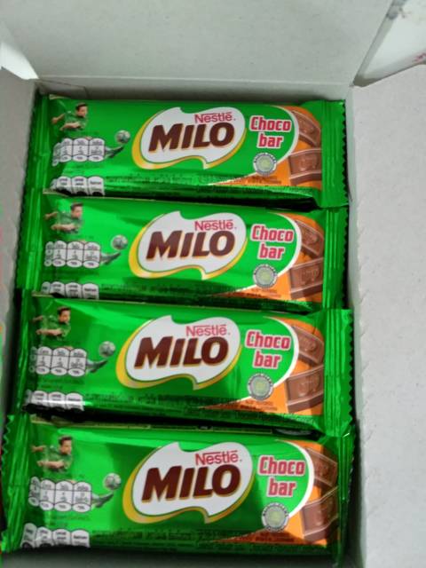 Coklat Milo Bar 15gr 1box / Milo Choco Bar / Milo Bar Coklat / Coklat Milo 1box