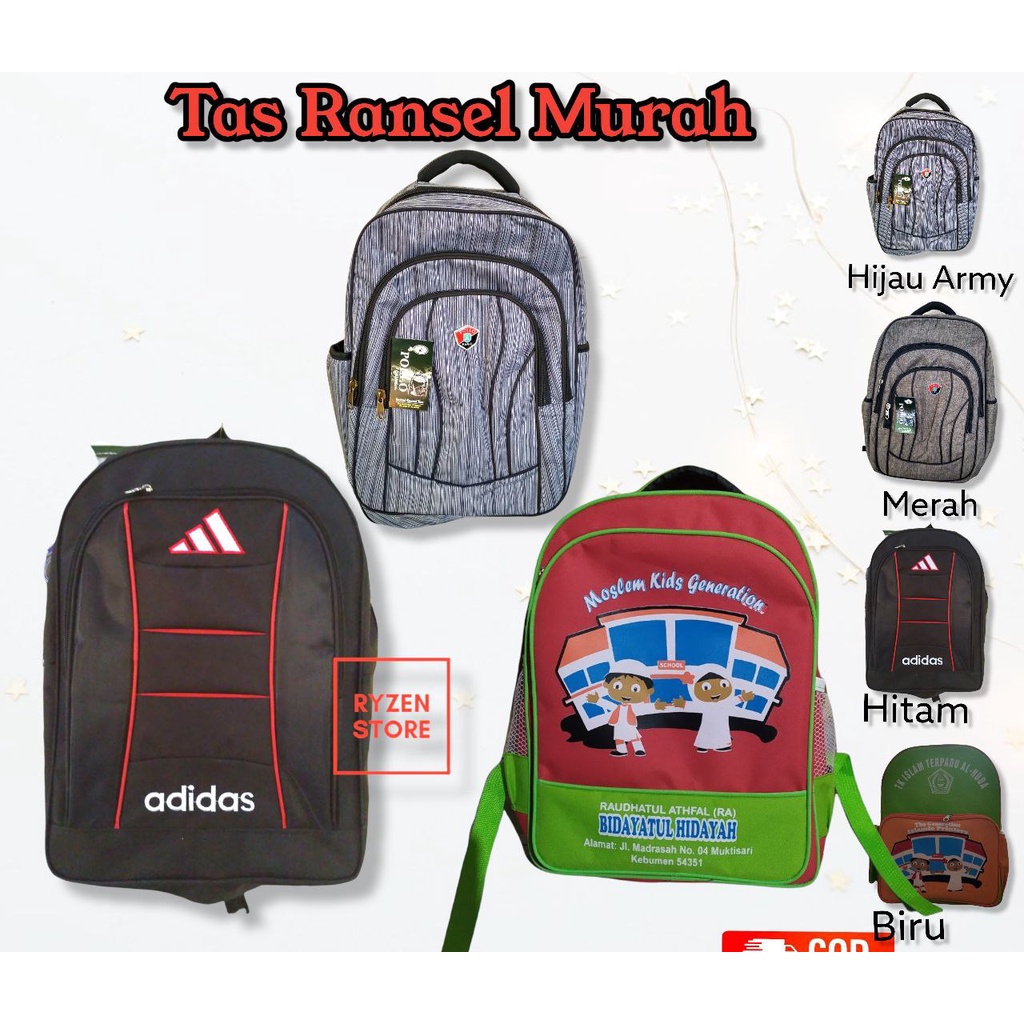 Tas Sekolah Anak Bisa Custom Nama