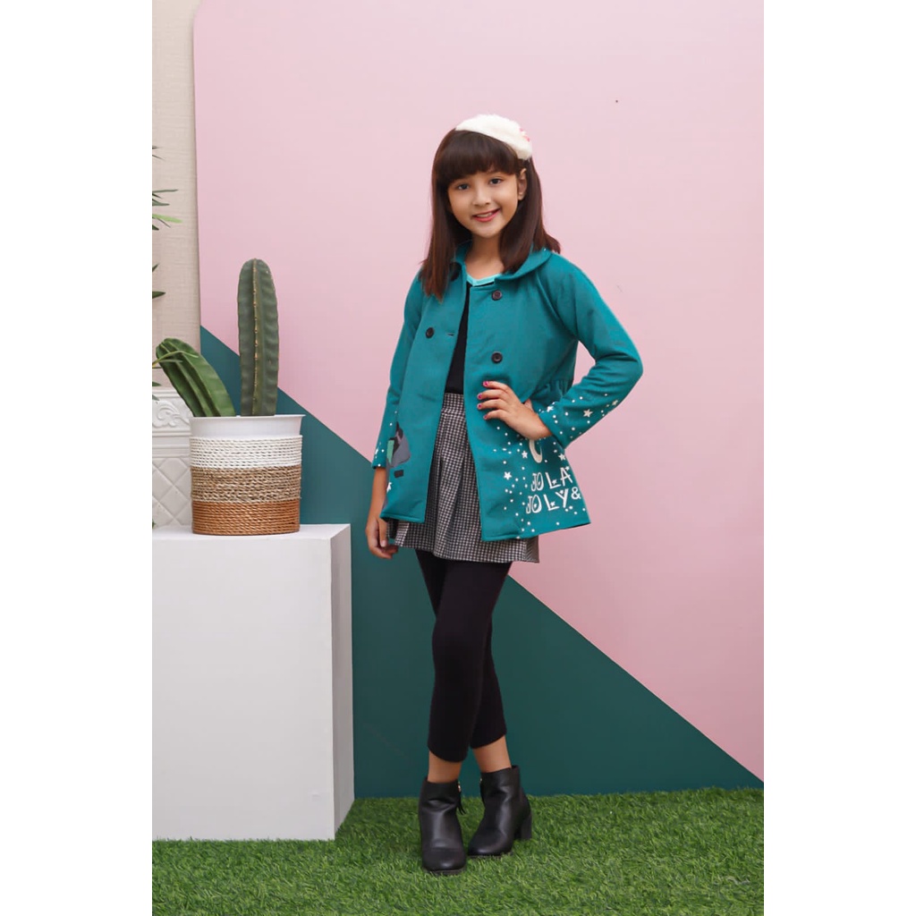 AMEERA JAKET ANAK PEREMPUAN KID COAT BY JOLA & JOLI