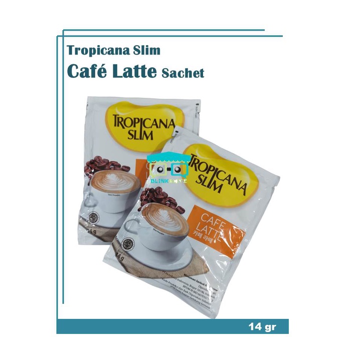 SACHET Tropicana Slim Cafe Latte Kopi Sugar Free Diet Keto Coffee