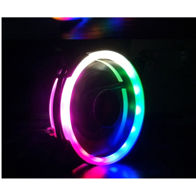 FAN CASING 12CM RGB DOUBLE RING COOLING FAN CASE COOLMOON