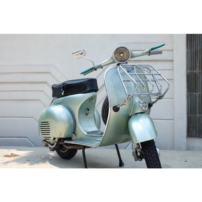 Front Rack / Rak Depan Vespa VBB VNB Super Sprint Chrome Tinggal Pasang
