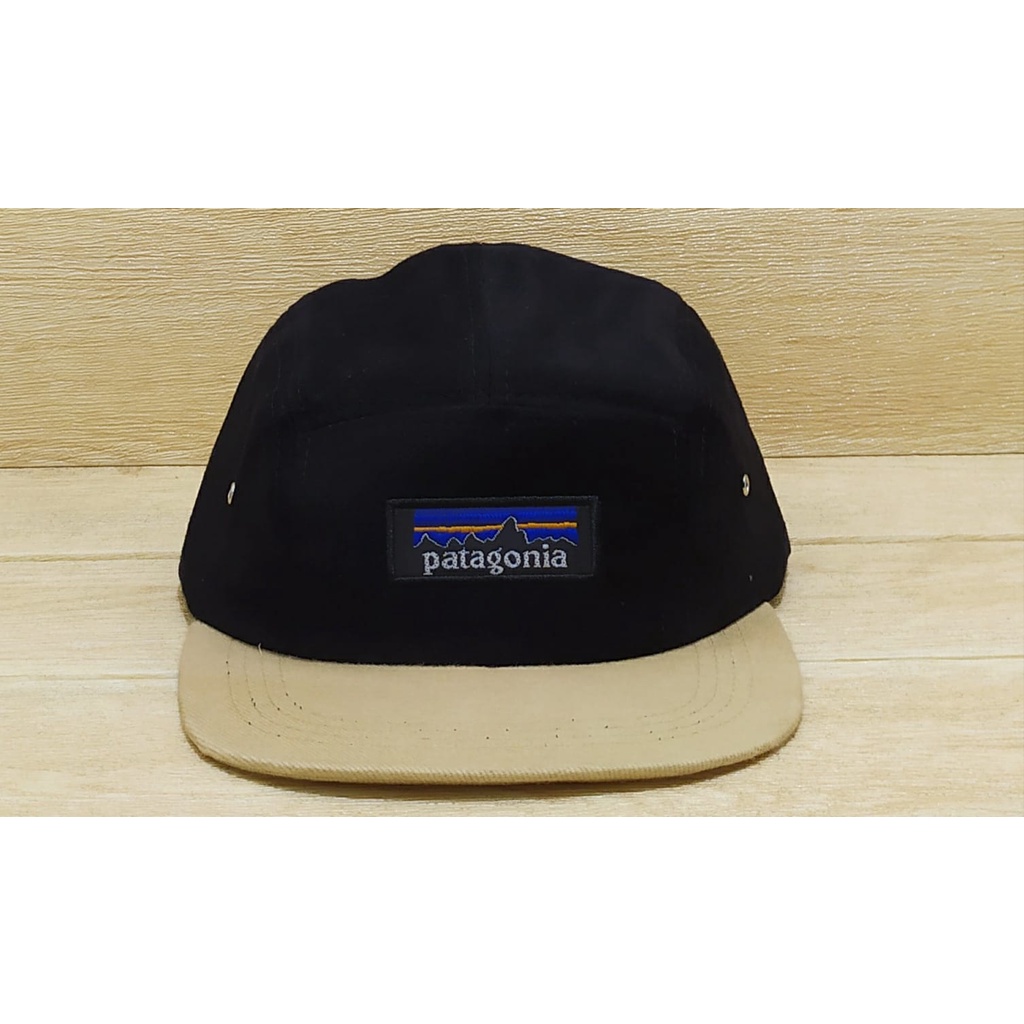 [COD]Topi Snapback Bordir PATAGNIA Lima Panel Kombinasi New Model/Topi Distro Pria/Topi Keren