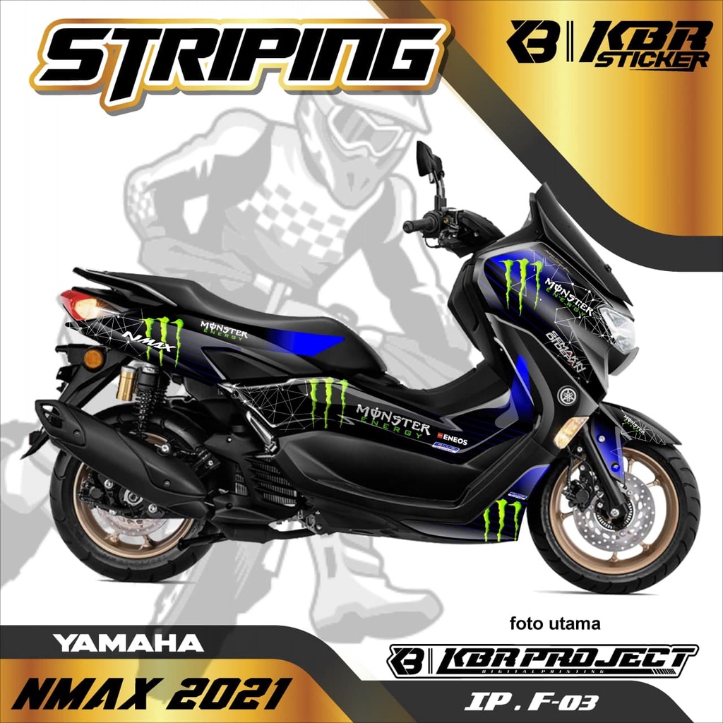NMAX 2021 (COD) Stiker Motor - Striping nmax 2021 Sticker Variasi -03