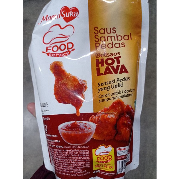 

MAMASUKA SAUS SAMBAL PEDAS HOTLAVA 1KG