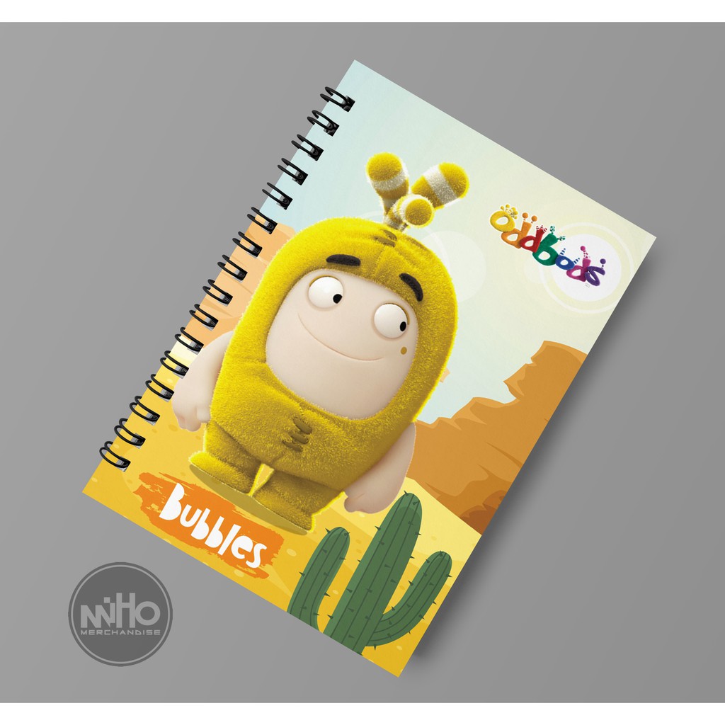 

Notebook oddbods bubbles / Hardcover / 60 lembar / Bergaris