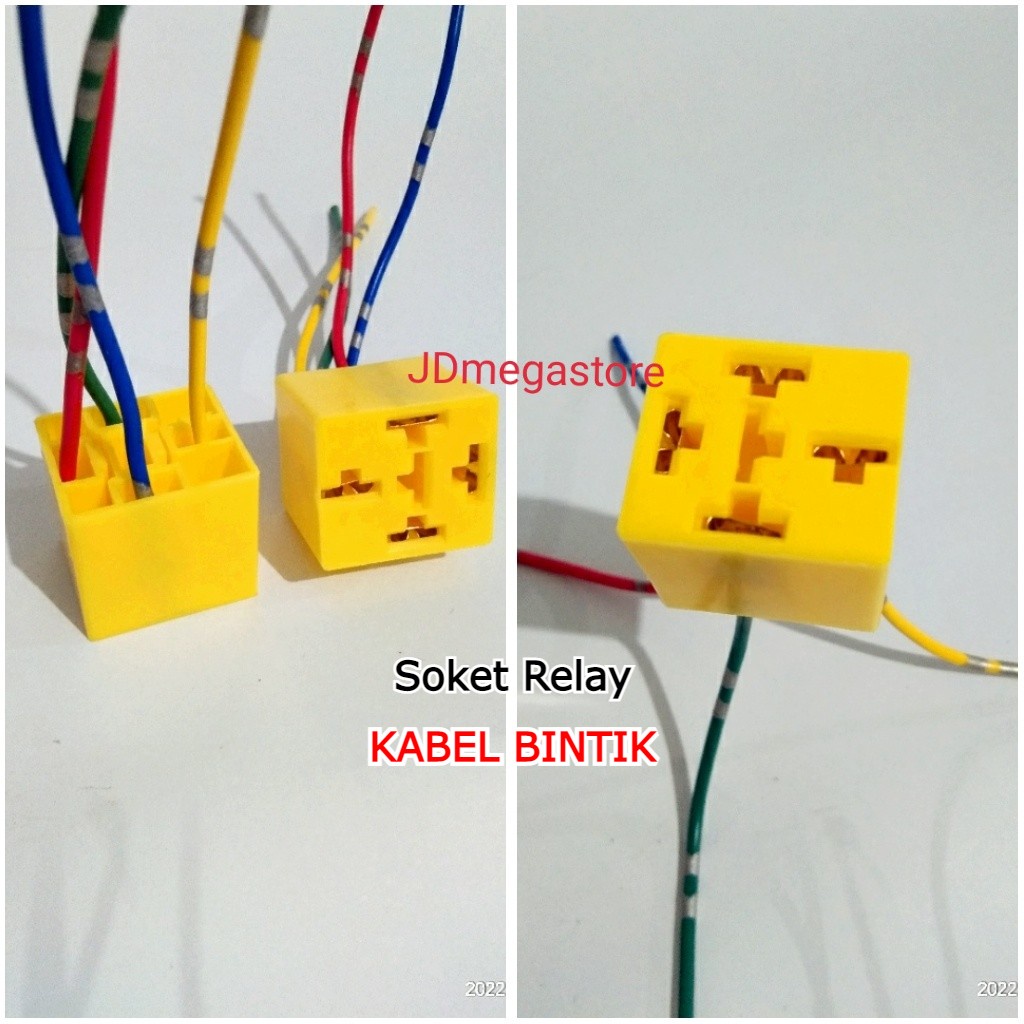 (Grosir/COD) Soket Relay dengan KABEL BINTIK