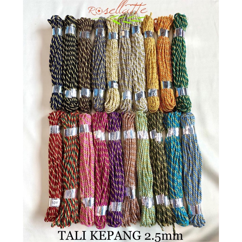 Tali Kepang Kecil 2.5mm/ Tali Gorden