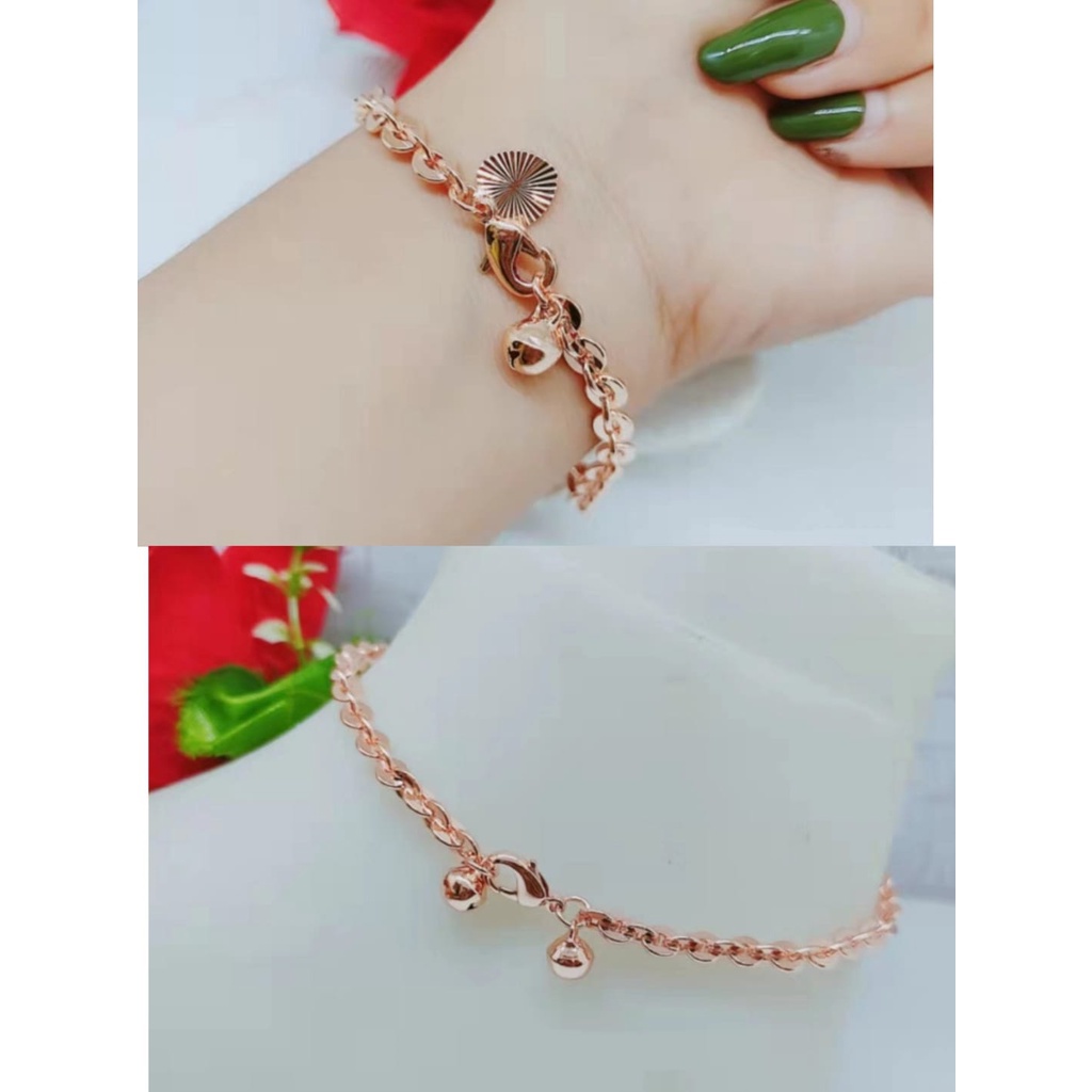 Gelang Kaki &amp; Tangan Xuping Lapis Emas 18k
