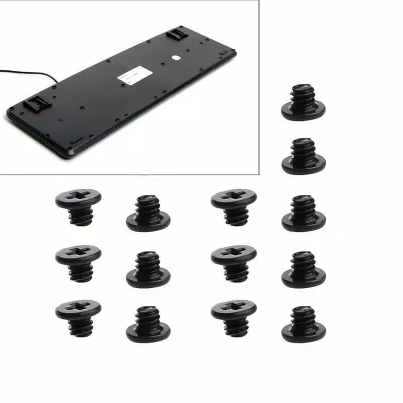 100 Pcs Baut Keyboard Laptop Pro Retina Air 13&quot; 15&quot; 17&quot; Inchi - Paket Sekrup 1 Set Screw