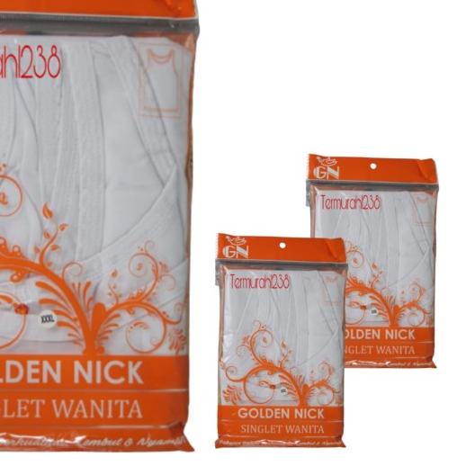 ❅ Singlet wanita golden nick kaos dalam wanita AT1073 size Jumbo XXXL - XXXL ⅍