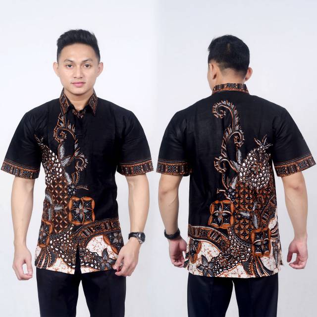 Kemeja Batik Lengan Pendek / Hem / Sragam Kantor / kondangan / baju Pria dewasa /  formal / Kasual