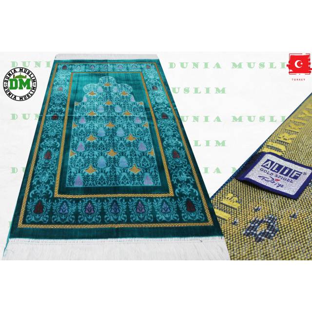 Sajadah Turkey Bulu Halus Turki Jumbo 70x110 Perlengkapan Shalat Dunia Muslim