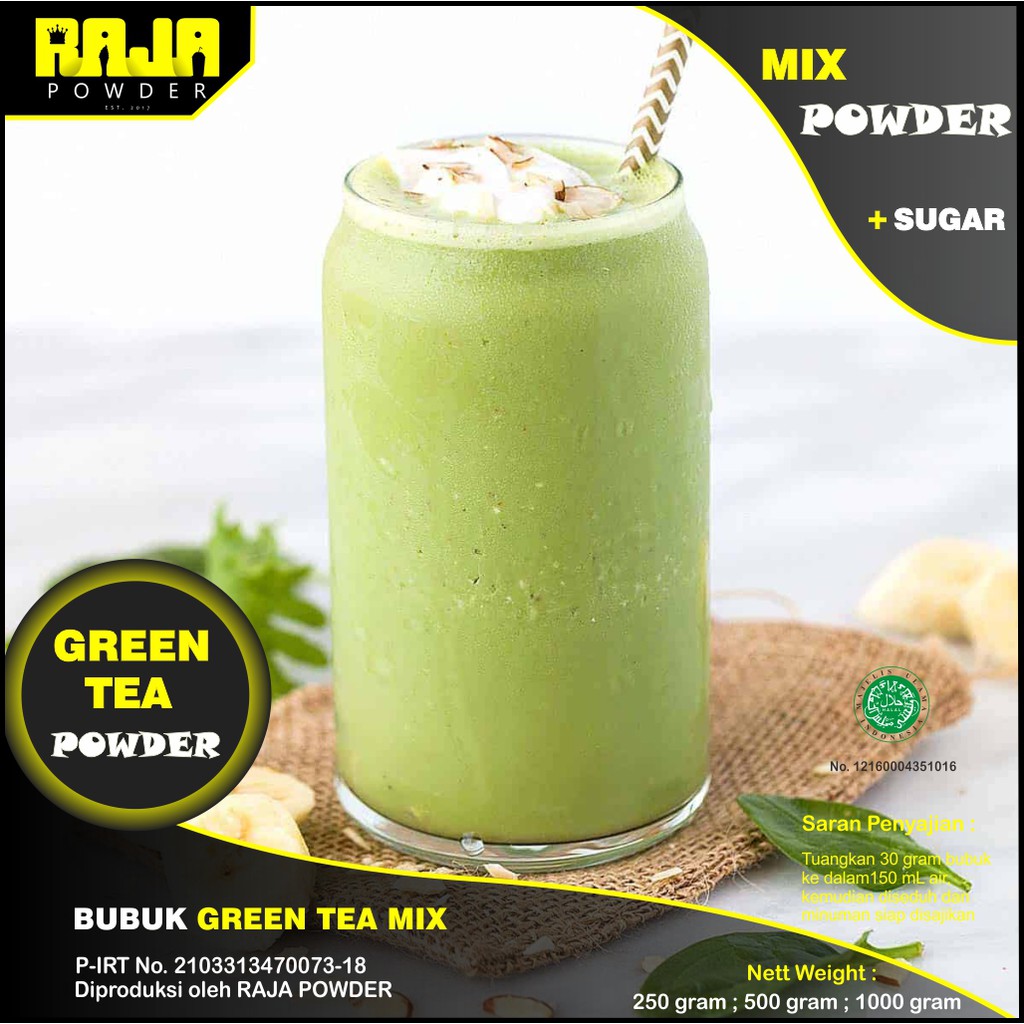 

Bubuk Green Tea Matcha Bubuk Minuman Green Tea Matcha Powder 1 kg / 1000 gram