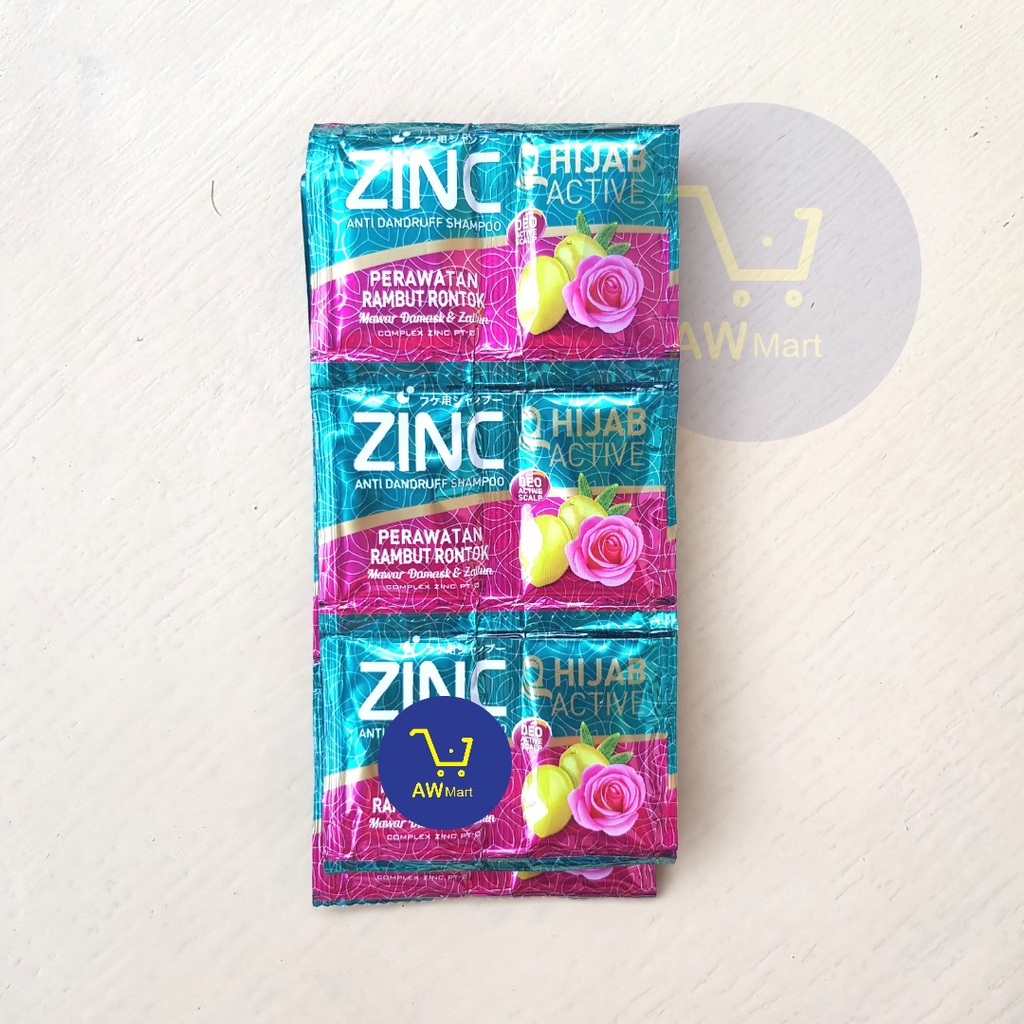 SHAMPOO ZINC SACHET 10 ML 1 RENTENG 12 SACHET 24 PCS - ALL VARIAN