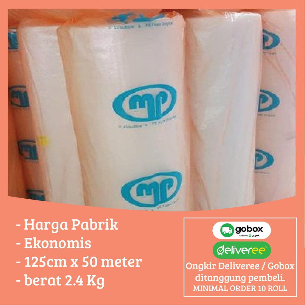 

Grosir Plastik Buble Bubble Wrap Roll Bening Murah 125x50 125cmx50m