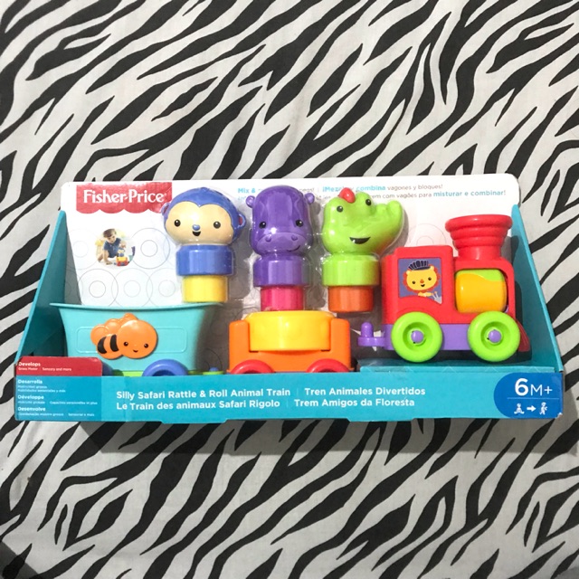 Fisher Price - FisherPrice Silly Safari Rattle and Roll Animal Train