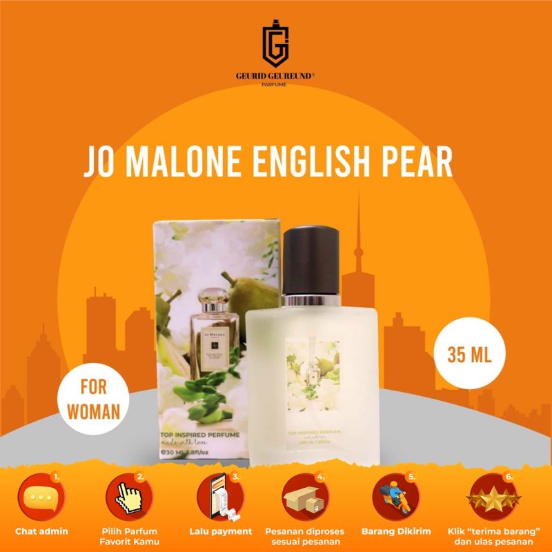 GG PARFUME - Jo Malone English Pear 35ml - kemasan kotak travel size