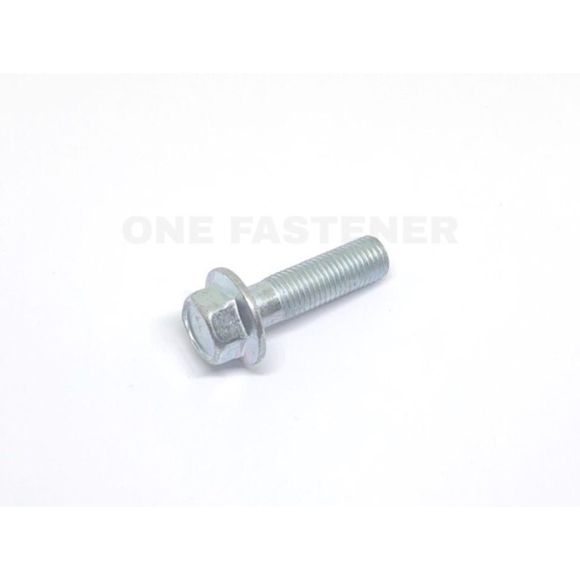 FLANGE BOLT M10X35 Baut 14 flangebolt PUTIH baut shock